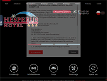 Tablet Screenshot of hesperus.tirmet.pl